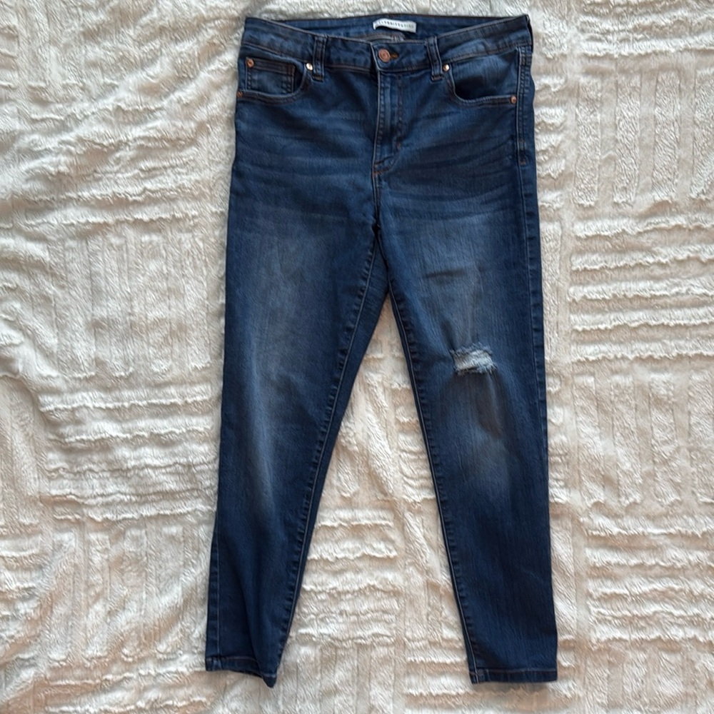Celebrity Pink jeans with distressing